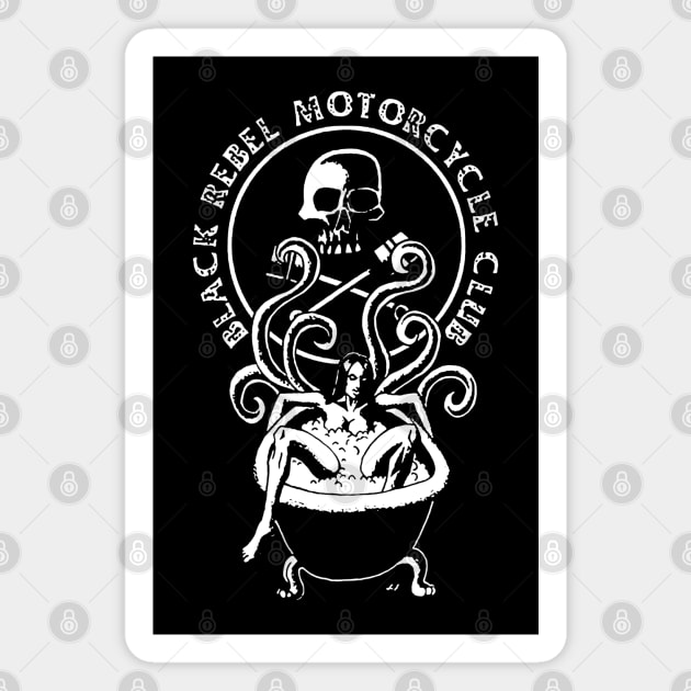 Black Rebel Motorcycle Club Magnet by CosmicAngerDesign